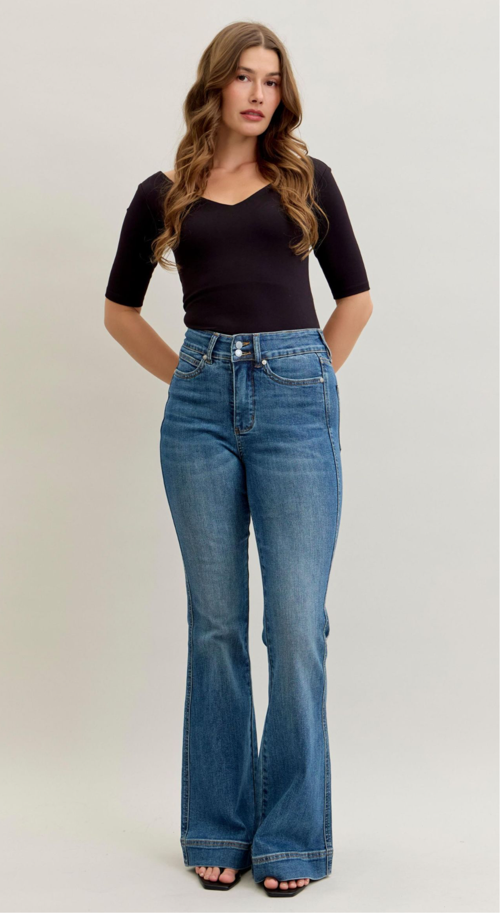 Judy Blue Tummy Control Double Button
