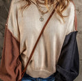 Colorblock Sleeve Sweater