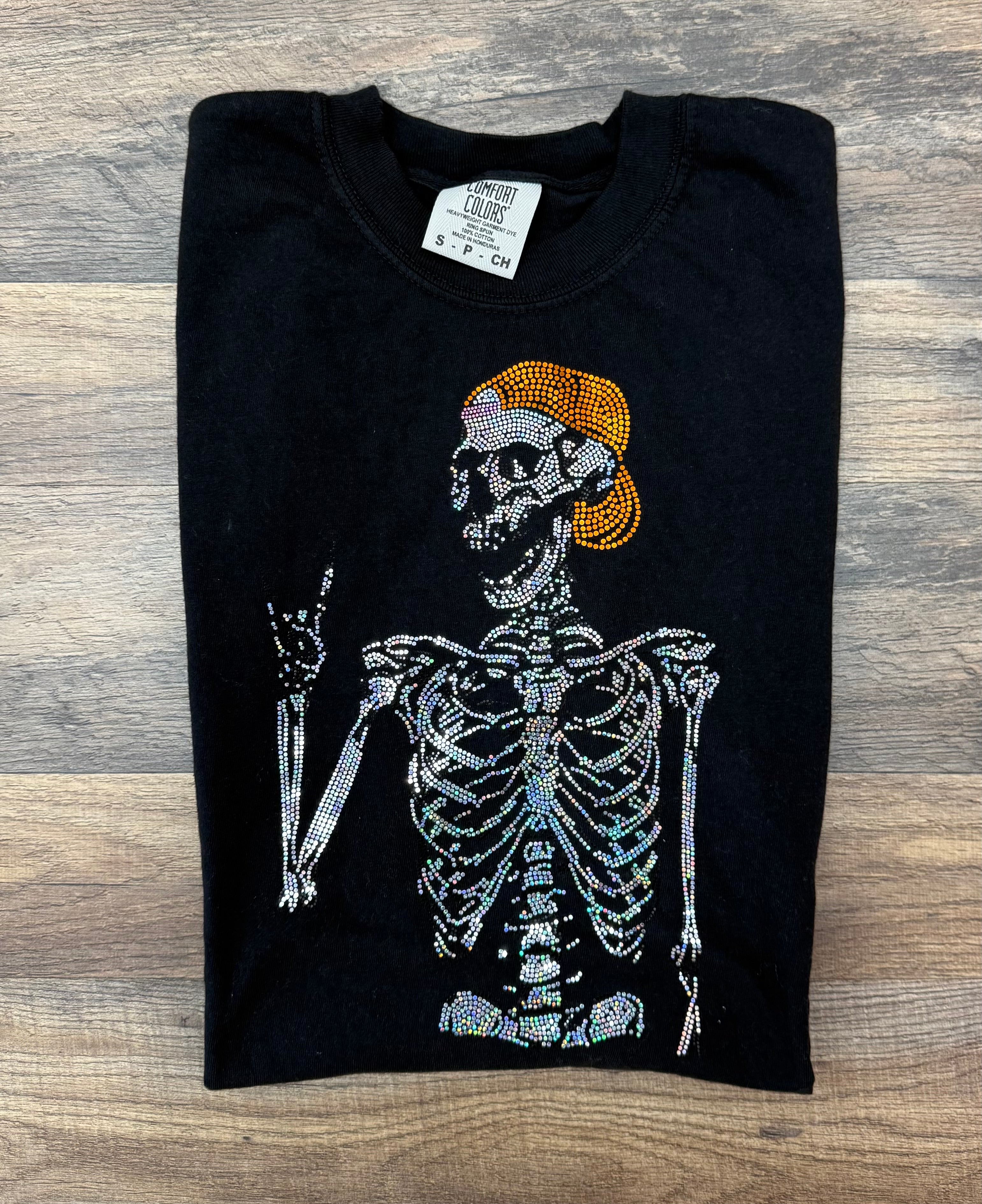Spangle Skeleton Comfort Color Tee