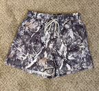 Camo Elastic Waste Shorts