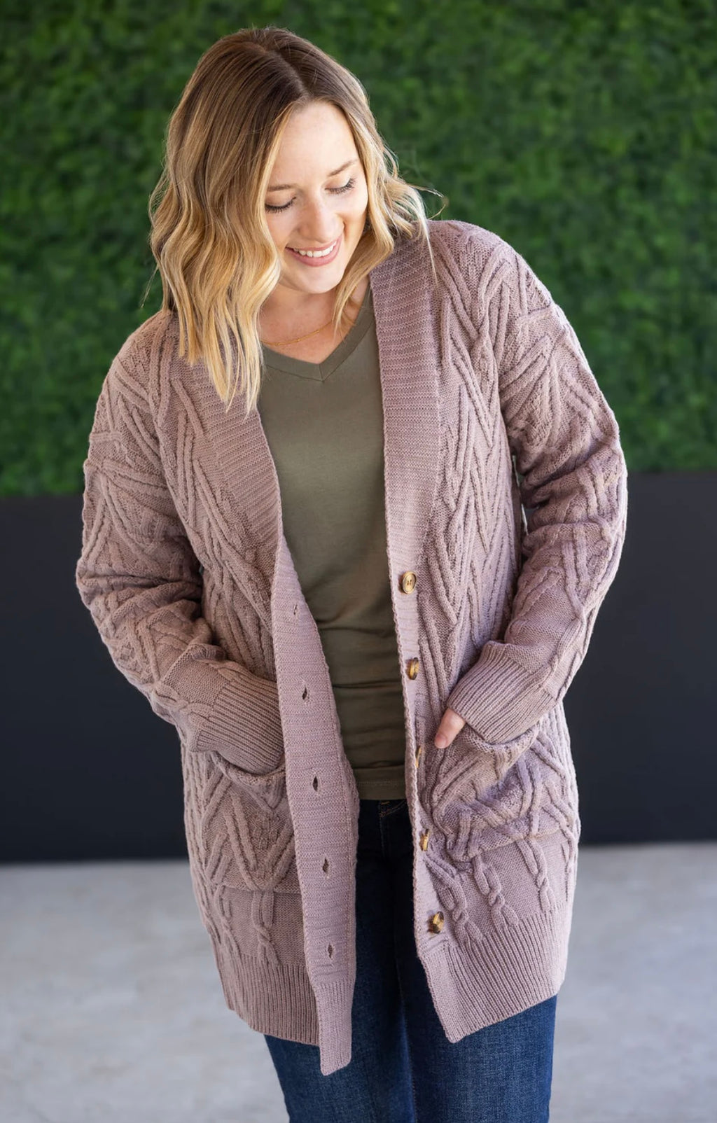 Brooks Button Sweater Cardigan