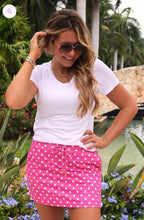 Pink Polka Dot Skort