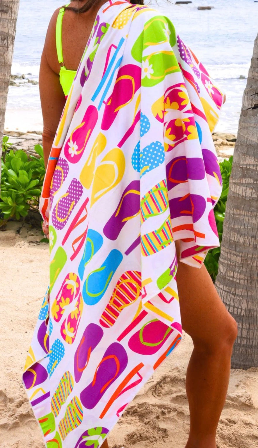 Flip Flip Fun Beach Towel