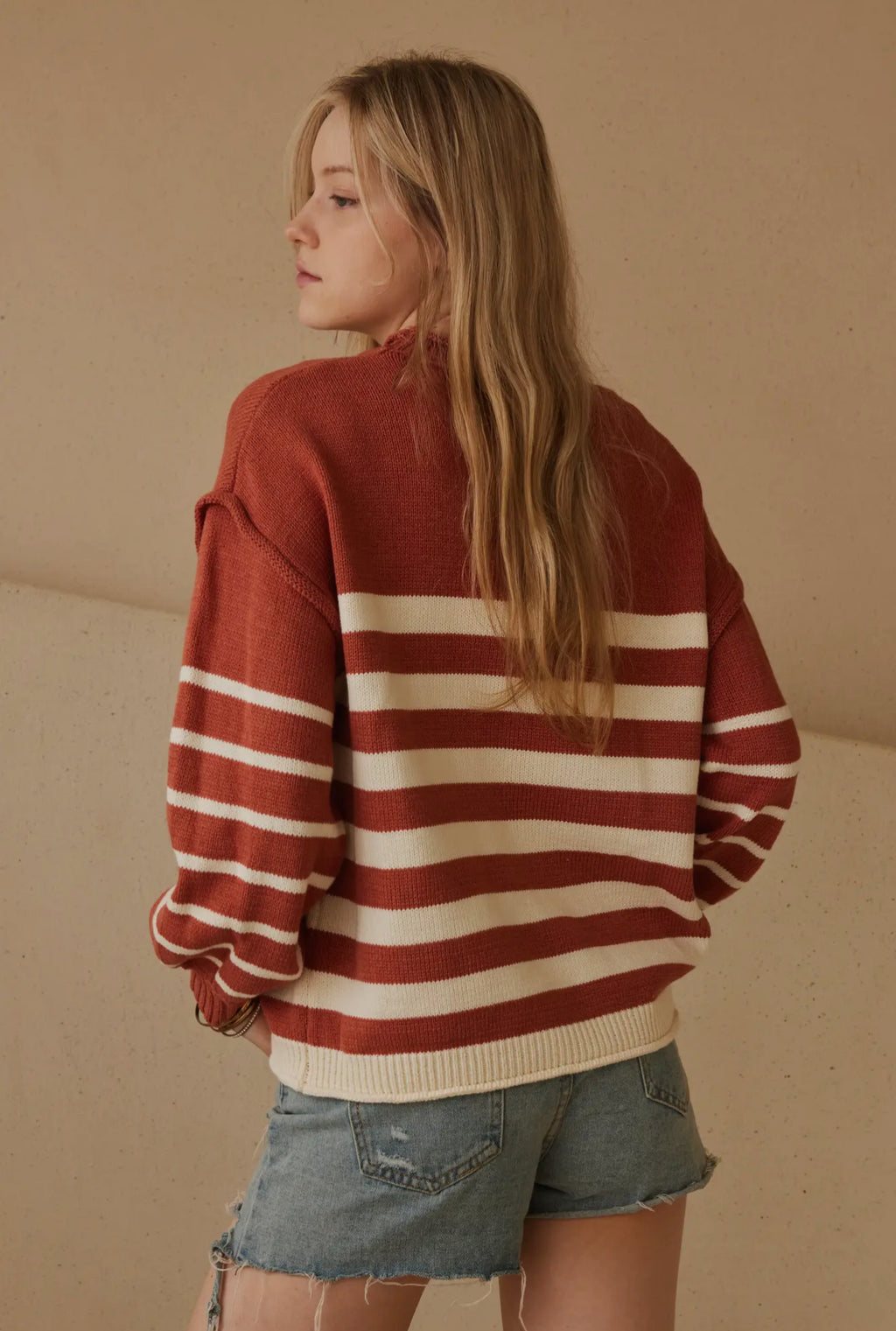 Stripe Loose Fit Sweater