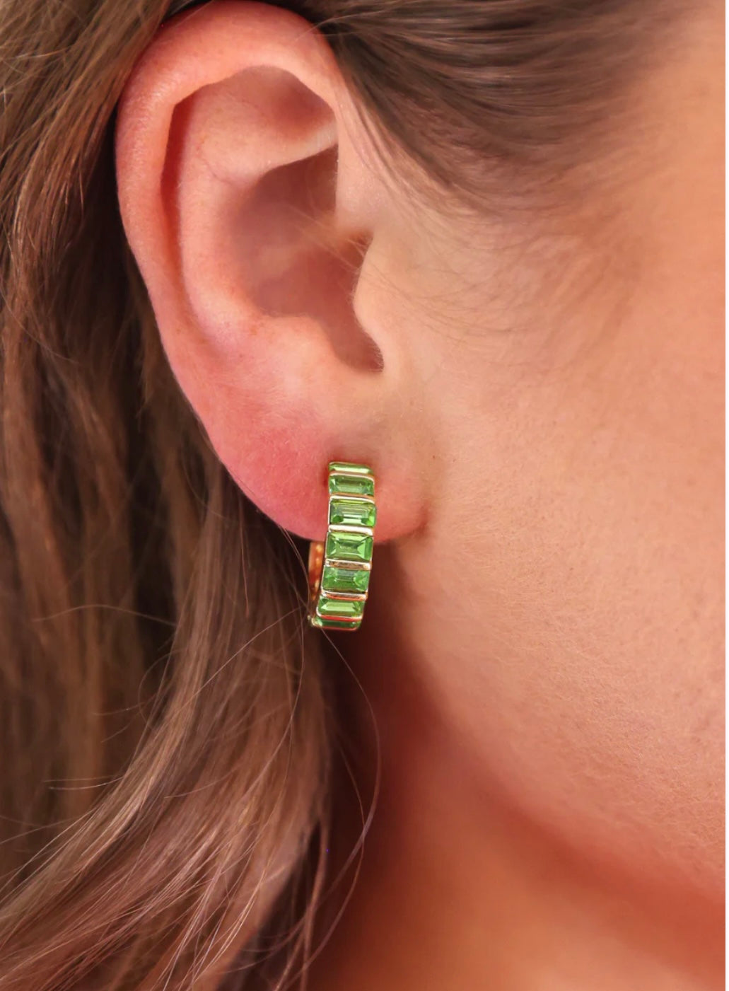 Baguette Stone C-Hoop