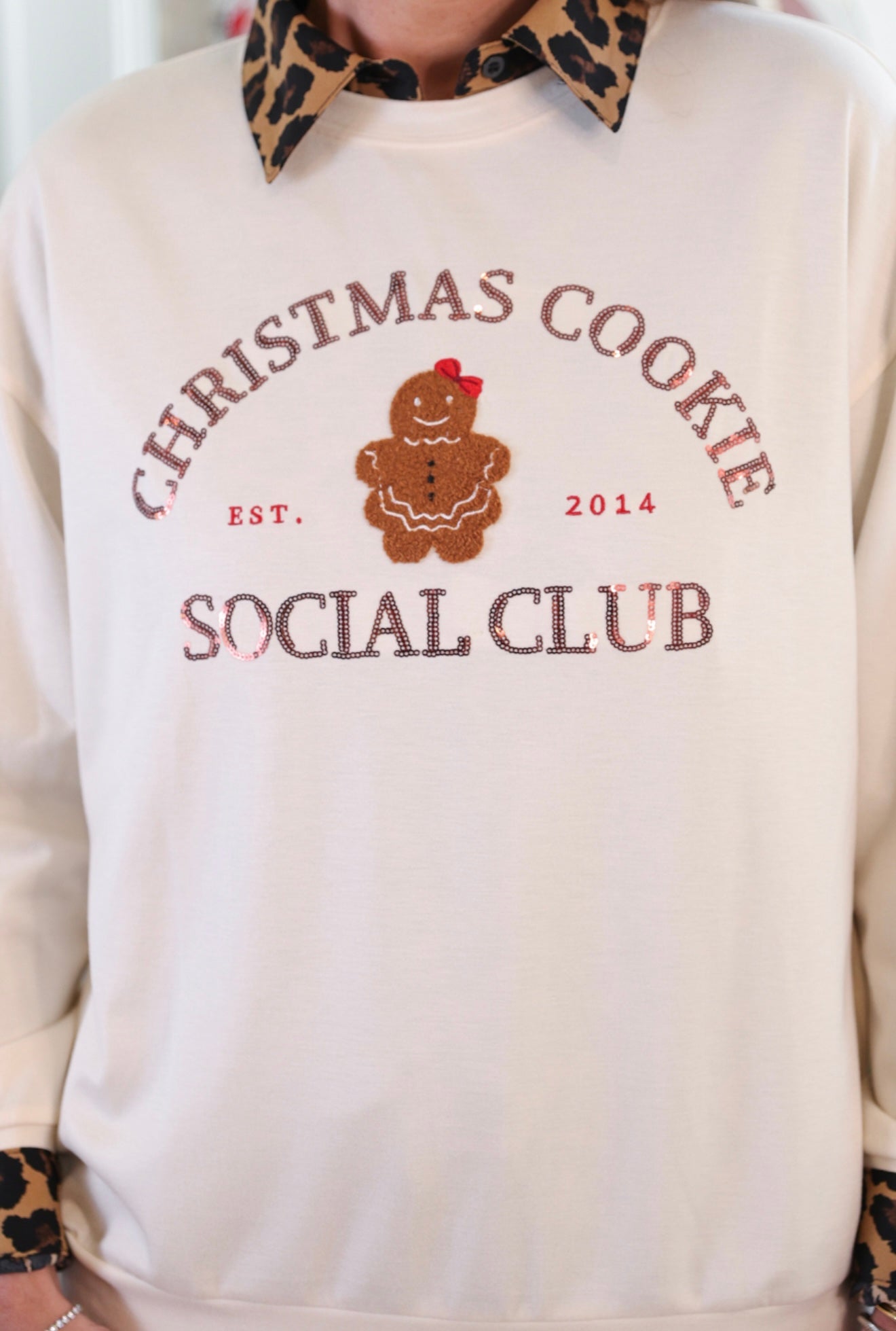 Christmas Cookie Social Club Luxe Pullover