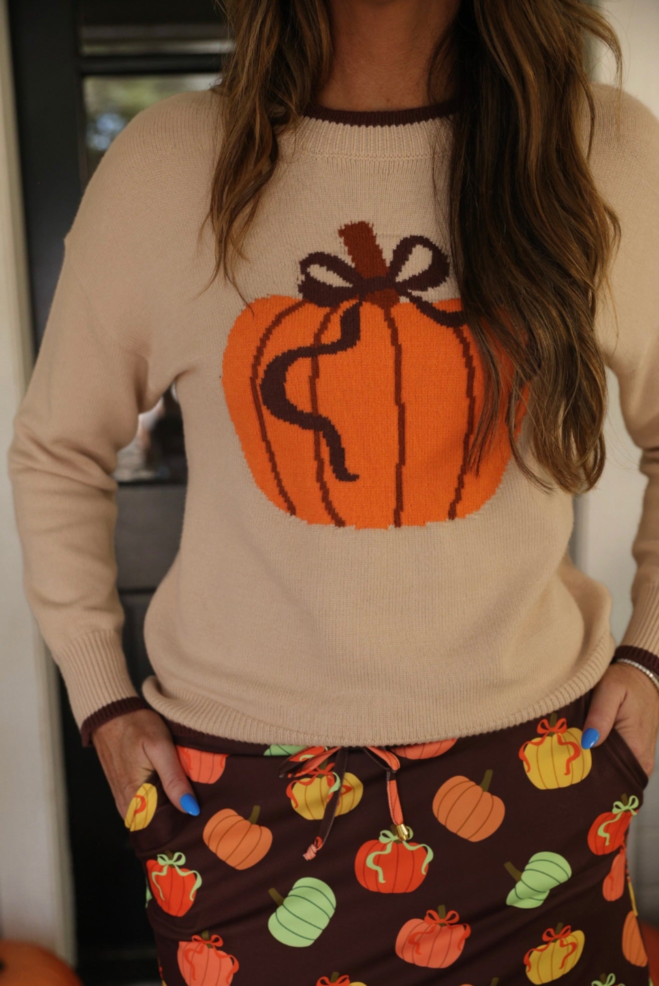 Harvest Hues Pumpkin Sweater