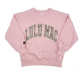 Lulu Mac Pink/Camo Embroidered Sweatshirt