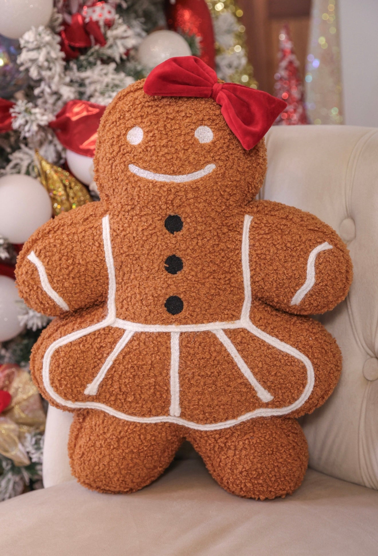 Gingerbread Girl Pillow