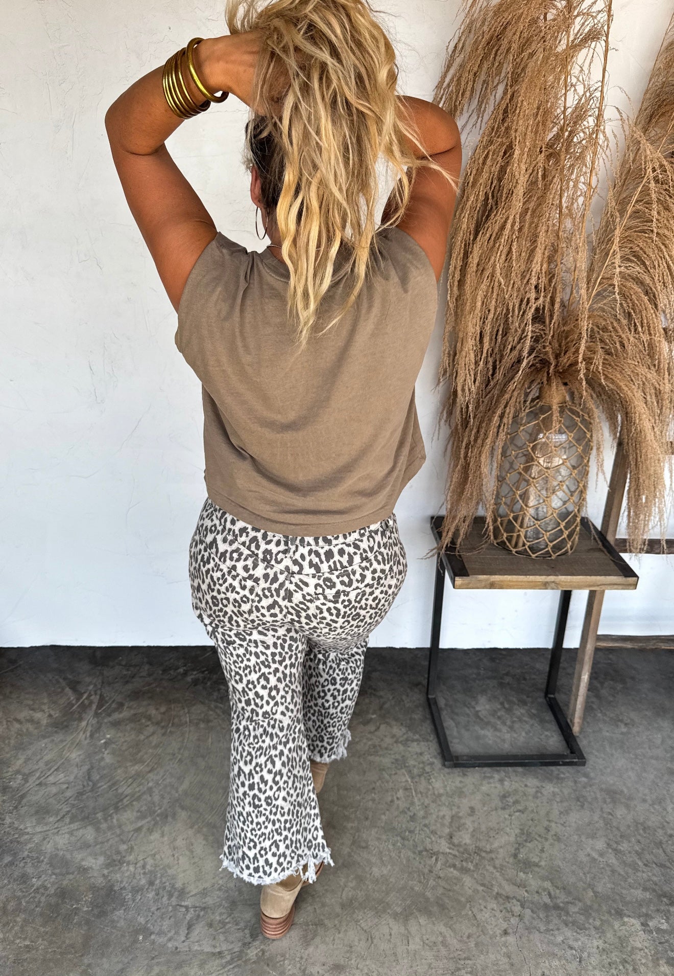 Urban Non Distressed Cheetah Jean
