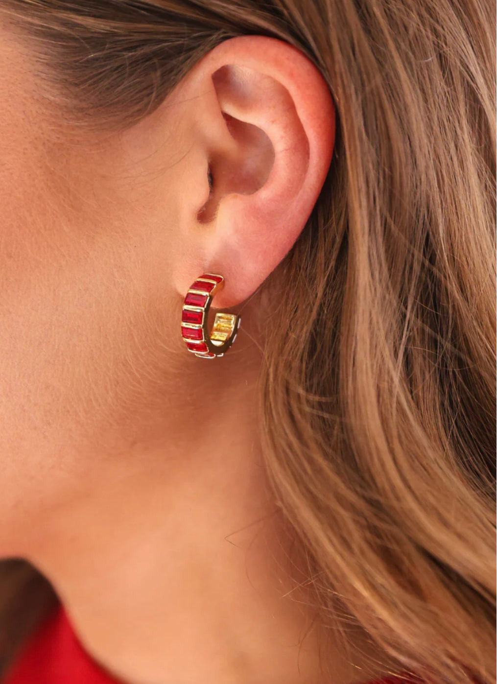 Baguette Stone C-Hoop