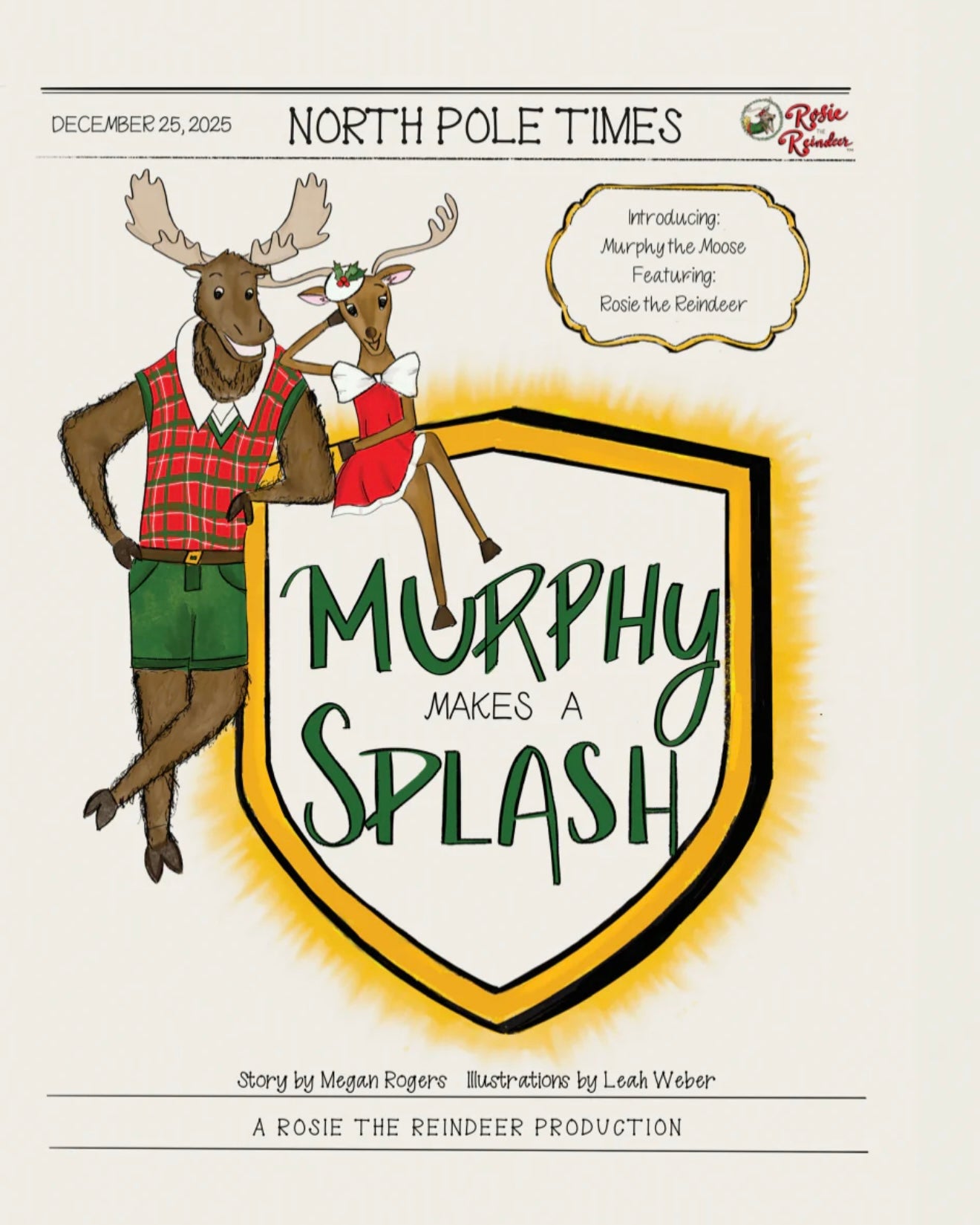 Murphy Makes A Splash Hardcover Book