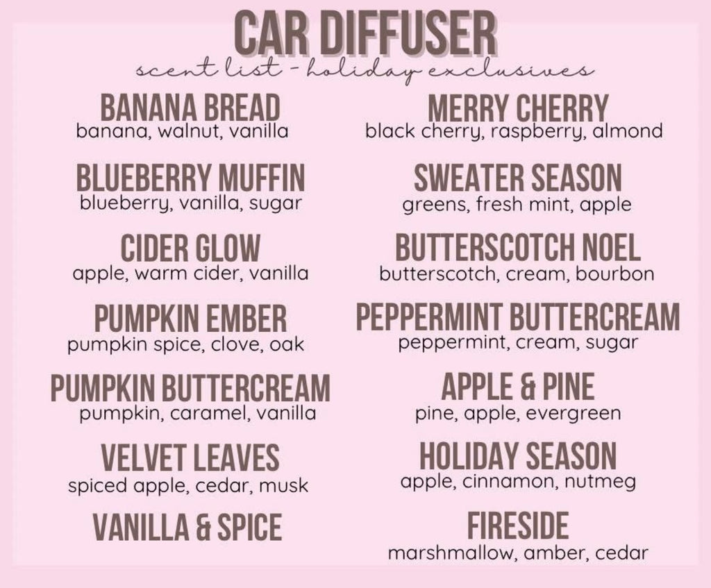 Holiday Scents Oil Diffusers