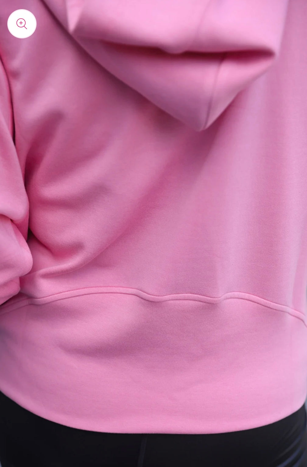 Luxe Hooded Quarter Zip Pullover