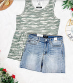 Renee Camo Top