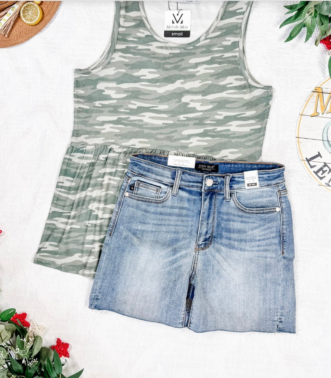 Renee Camo Top