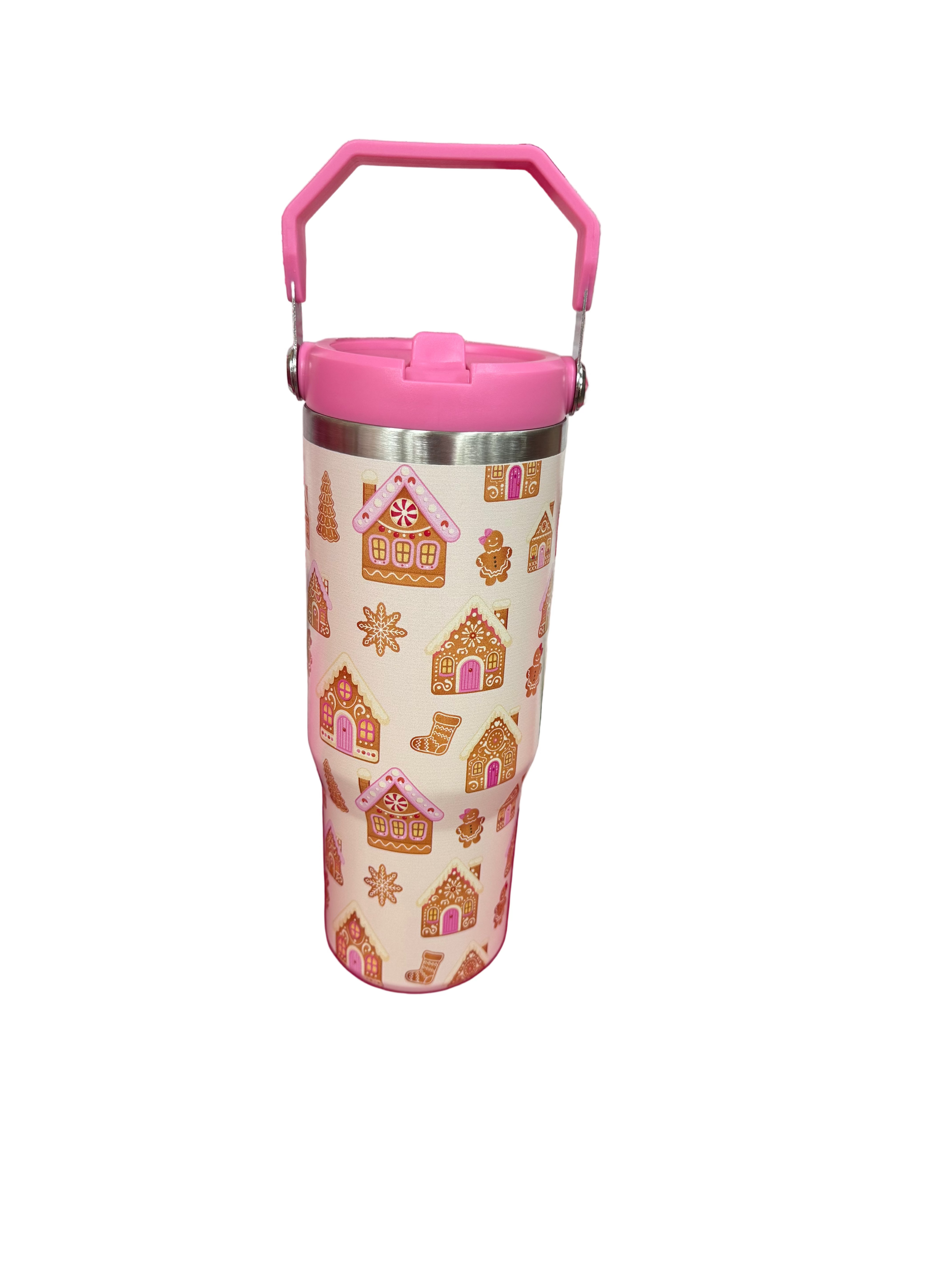 Gingerbread Wonderland Travel Tumbler