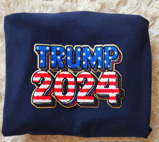 Trump 2024 Chenille Patch Shirts