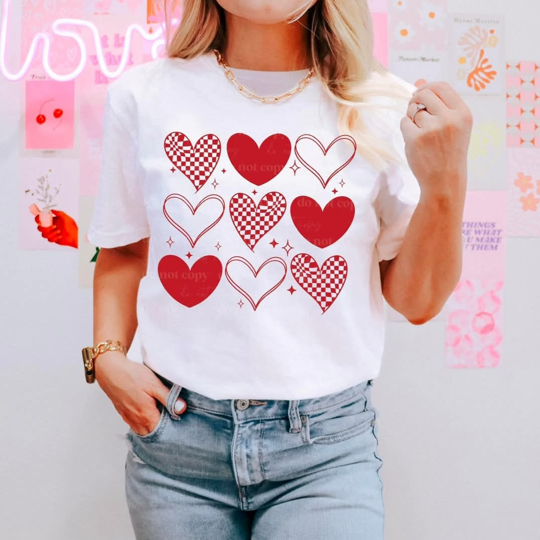 Valentine's Day Heart Tshirt