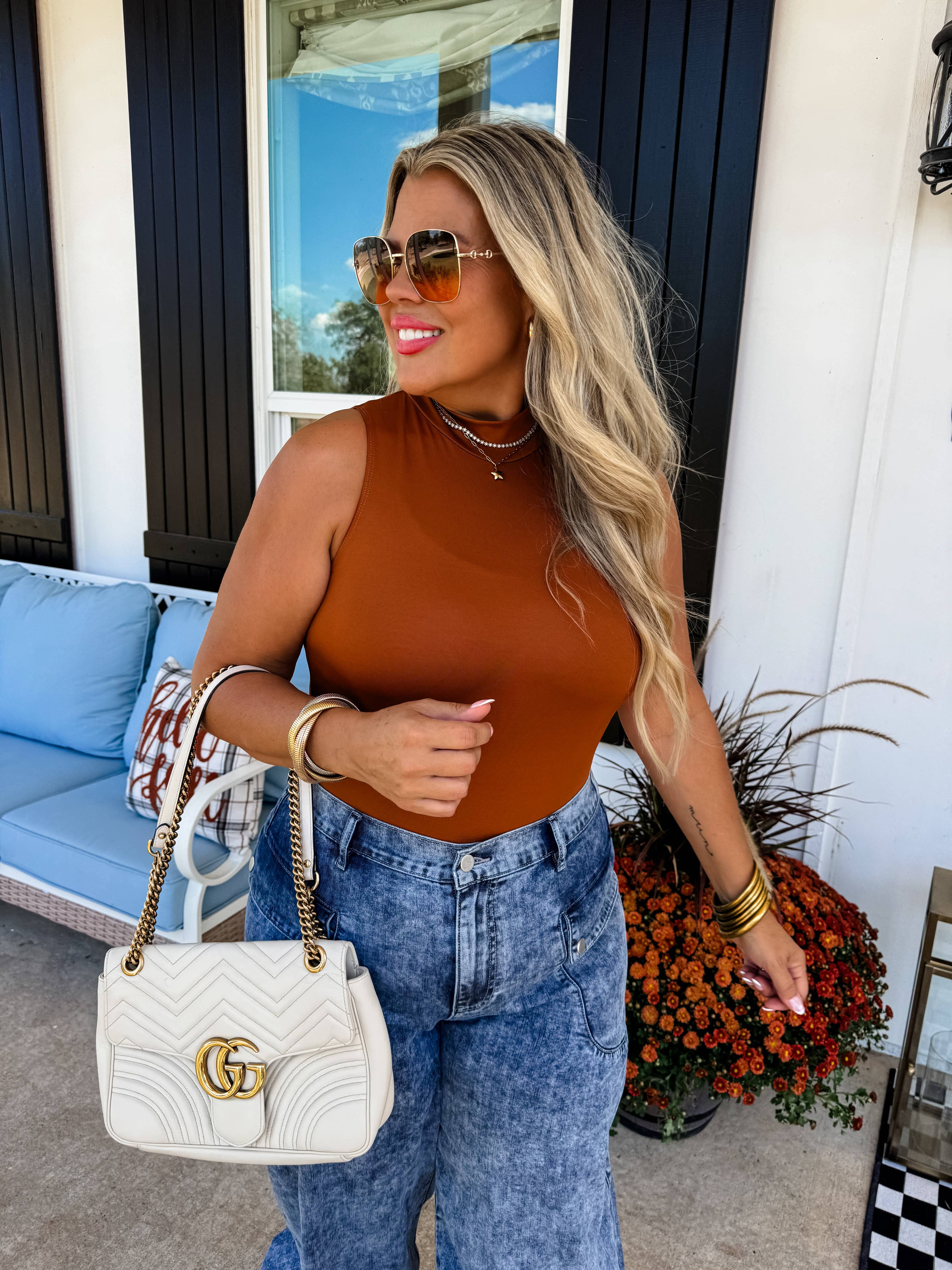 BAYLIE MOCK NECK BODYSUIT
