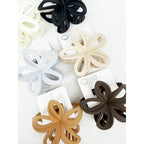 Cut out Plumeria Hair Claws Clips