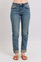 Vintage Wash SS Panel & Double Roll Cuff BF