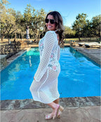 Sunset Stroll Knit Coverup