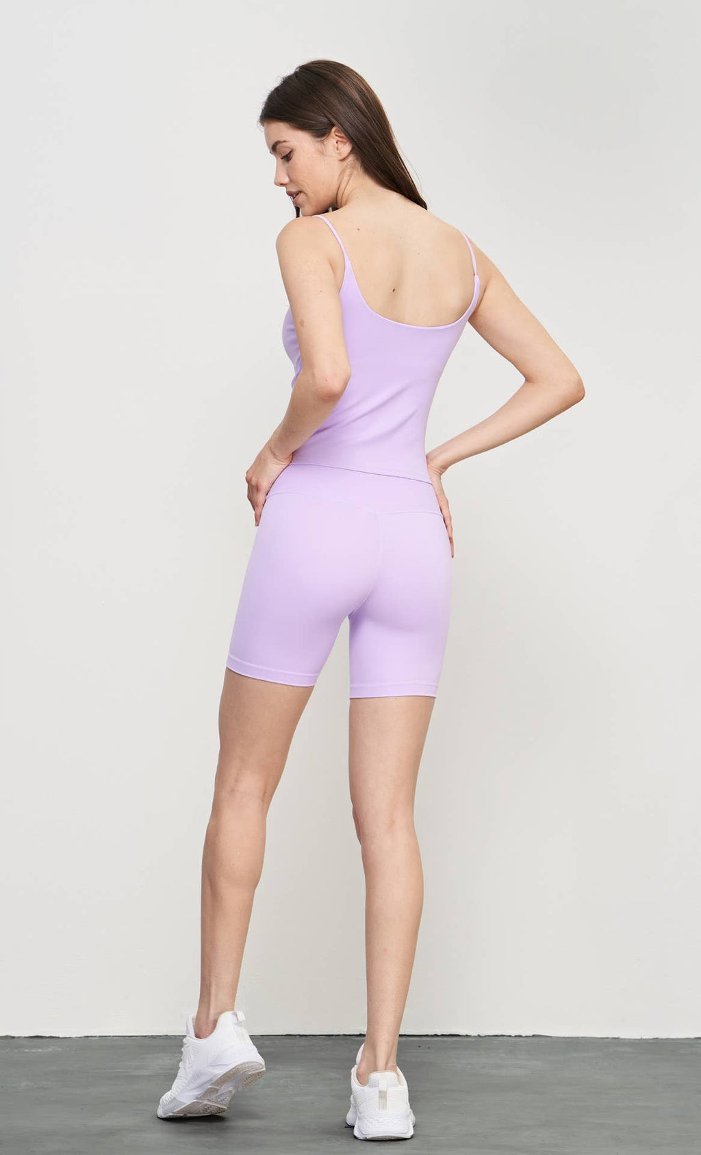 Luna High Waist Mid-Thigh Biker Short