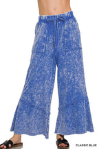 Acid wash French terry Pants w/ pockets