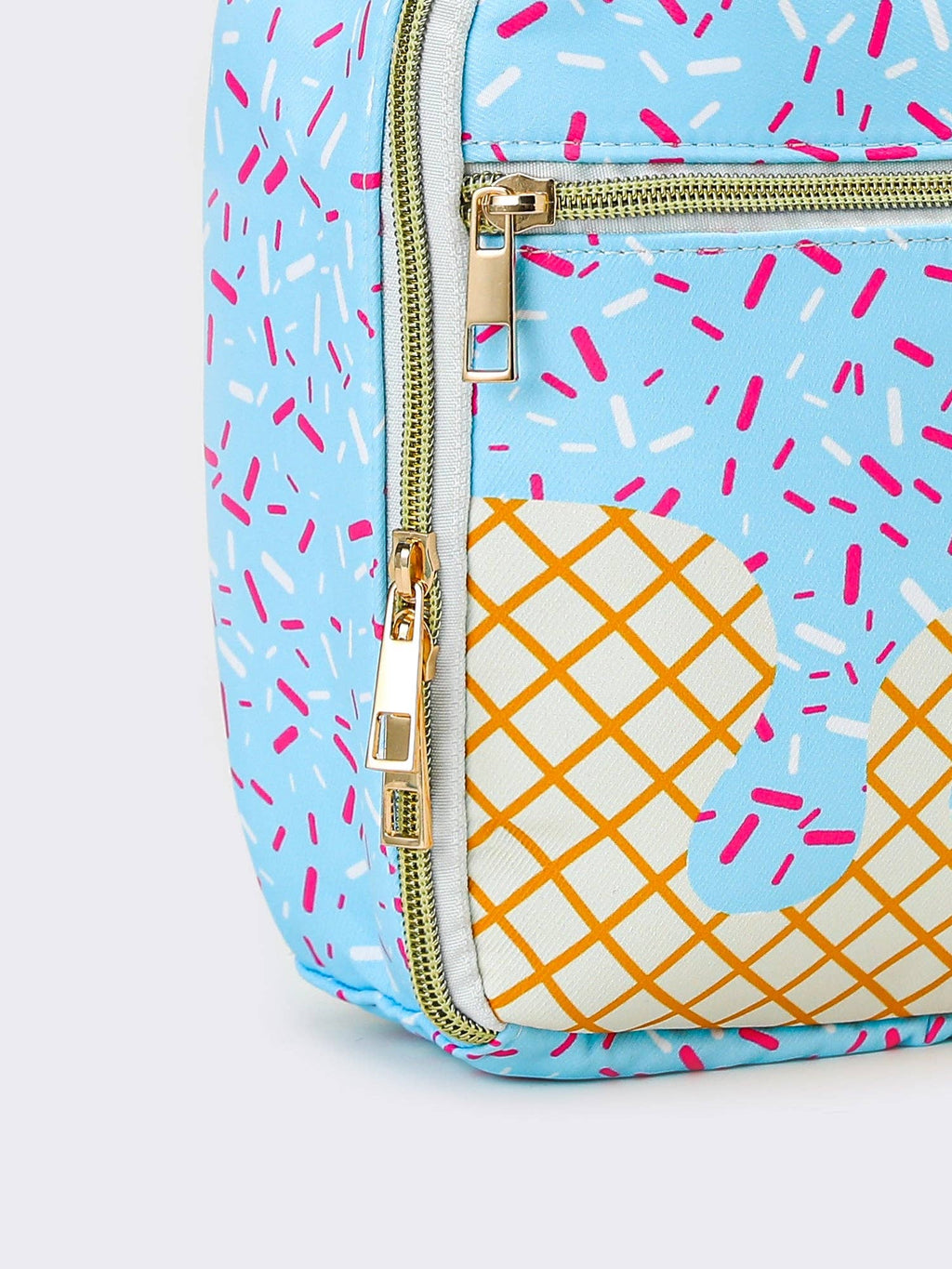 Ice Cream Drip Canvas Lunch Boxes Bag