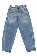 HIGH RISE SLIM BARREL JEANS