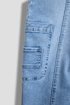 Girls Barrel Cargo Jeans