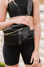 Farah Fanny Pack Shoulder Sling Bag - Black
