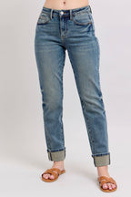 Vintage Wash SS Panel & Double Roll Cuff BF