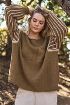 Oversize Sweater in Olive