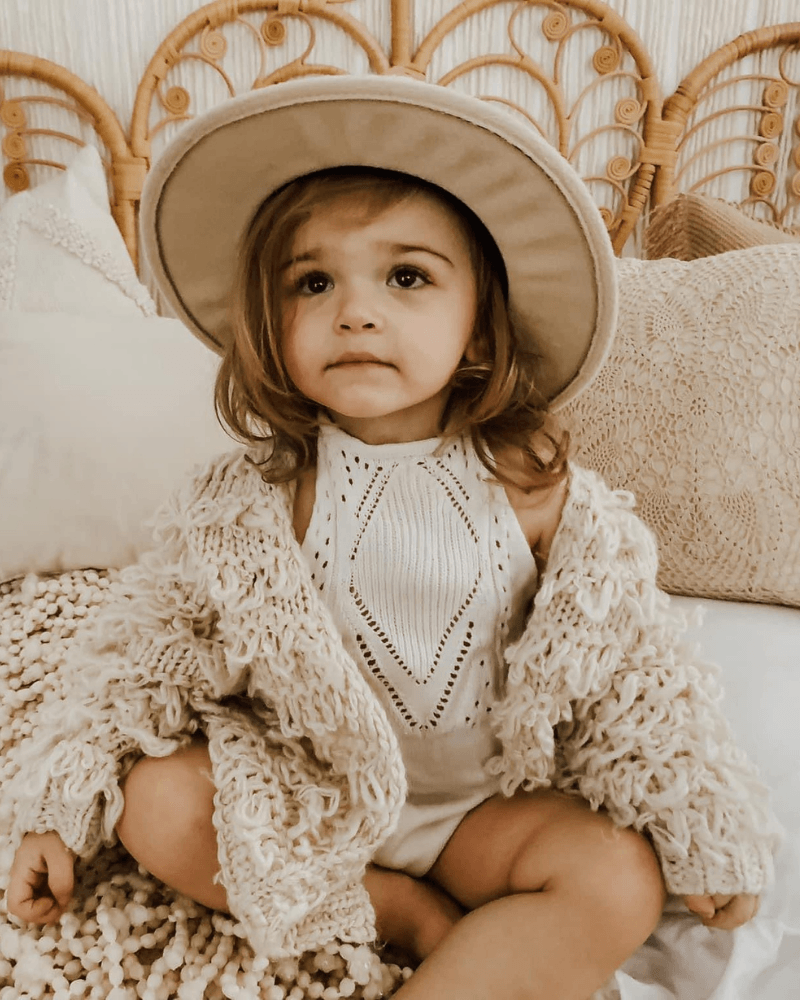 Drake Crochet Halter Romper - Gardenia